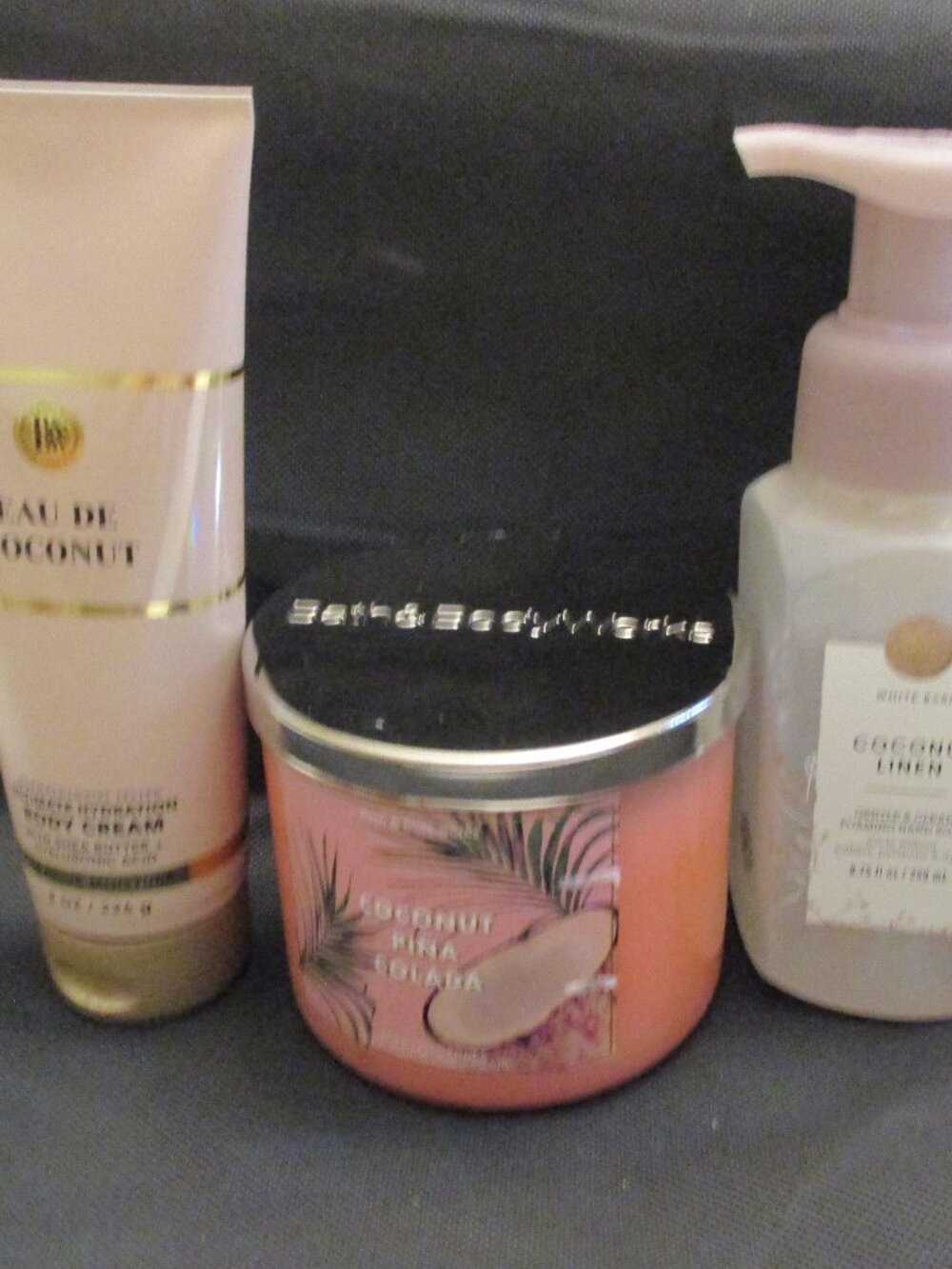 Bath & Body Works 3 piece bundle - Coconut